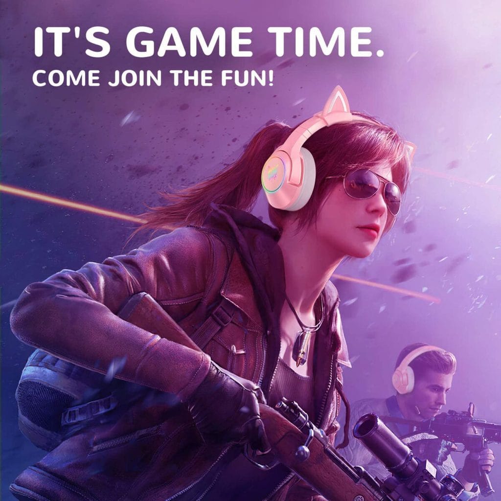 ONIKUMA K9 Cat Ears Gaming Headset