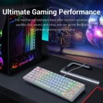 REDRAGON K552 KUMARA RGB Mechanical Gaming Keyboard - Brown Switches (White)