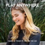 Logitech G333 Gaming Earphones with Gaming-Grade Dual Drivers with USB-C Adapter & in-line Mic and Volume Control with 3.5mm aux - Black