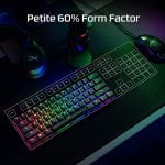 HyperX Alloy Origins 60 RGB Mechanical Gaming Keyboard - HyperX Red Switch Linear
