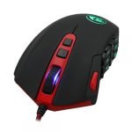 REDRAGON M901 WIRED GAMING MOUSE MMO RGB LED BACKLIT MICE 12400 DPI PERDITION WITH 18 PROGRAMMABLE BUTTONS WEIGHT TUNING FOR WINDOWS PC GAMING (BLACK)