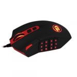 REDRAGON M901 WIRED GAMING MOUSE MMO RGB LED BACKLIT MICE 12400 DPI PERDITION WITH 18 PROGRAMMABLE BUTTONS WEIGHT TUNING FOR WINDOWS PC GAMING (BLACK)