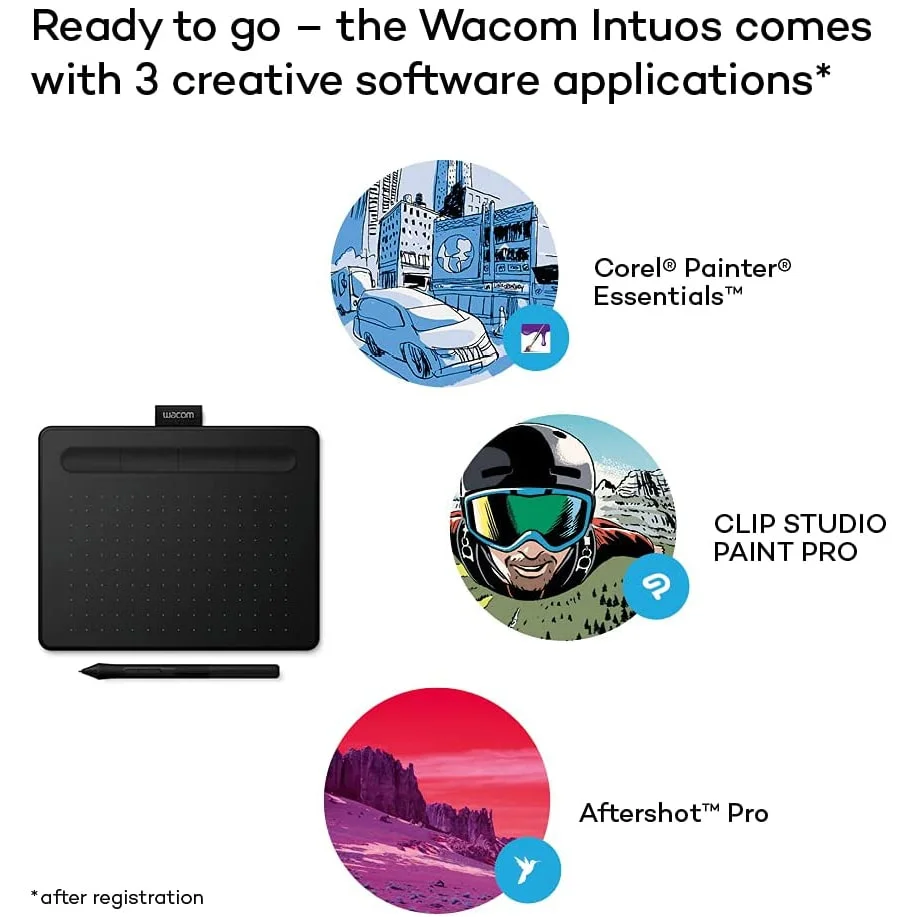 Wacom Intuos S Bluetooth Drawing Graphic