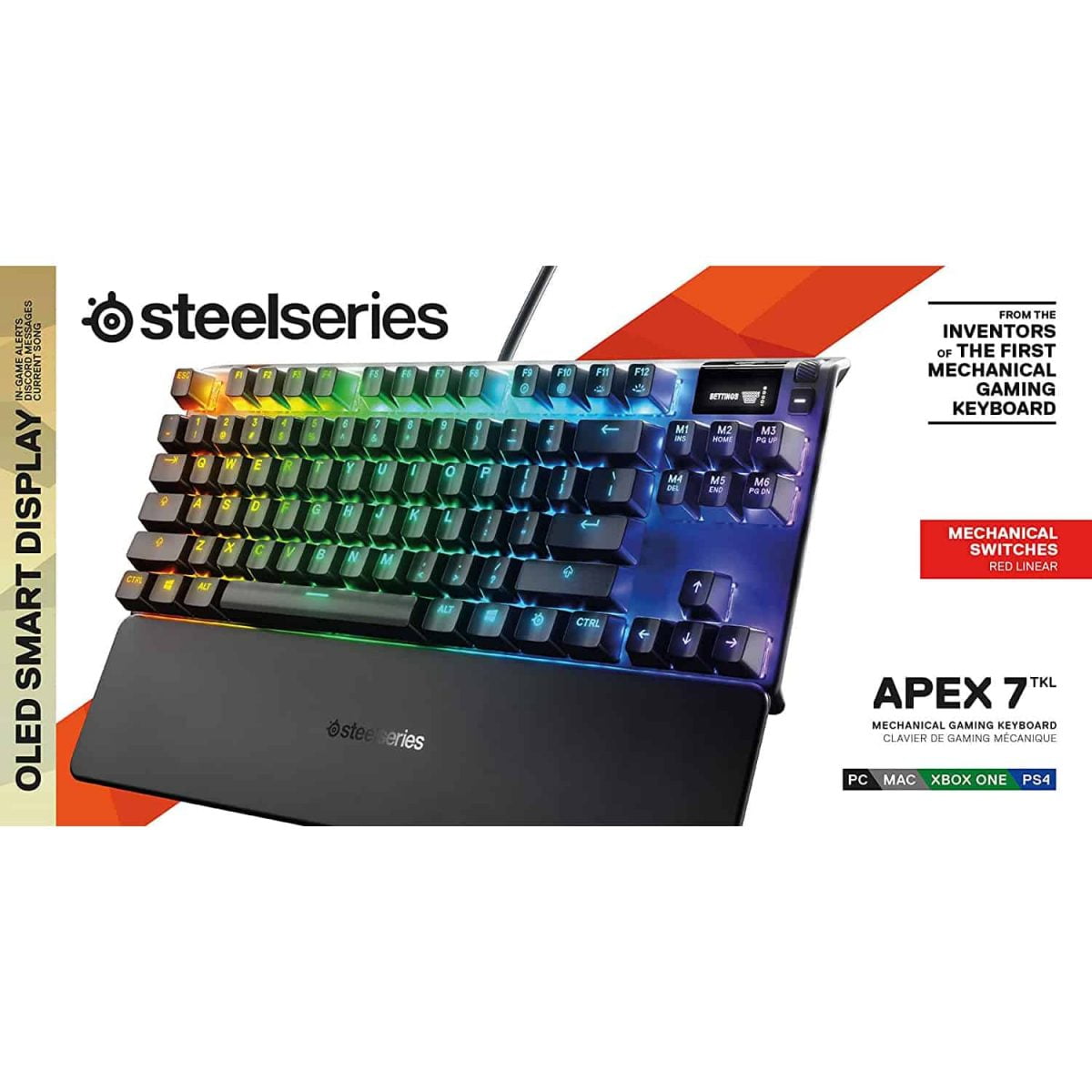 SteelSeries Apex 7 TKL Compact Mechanical Gaming