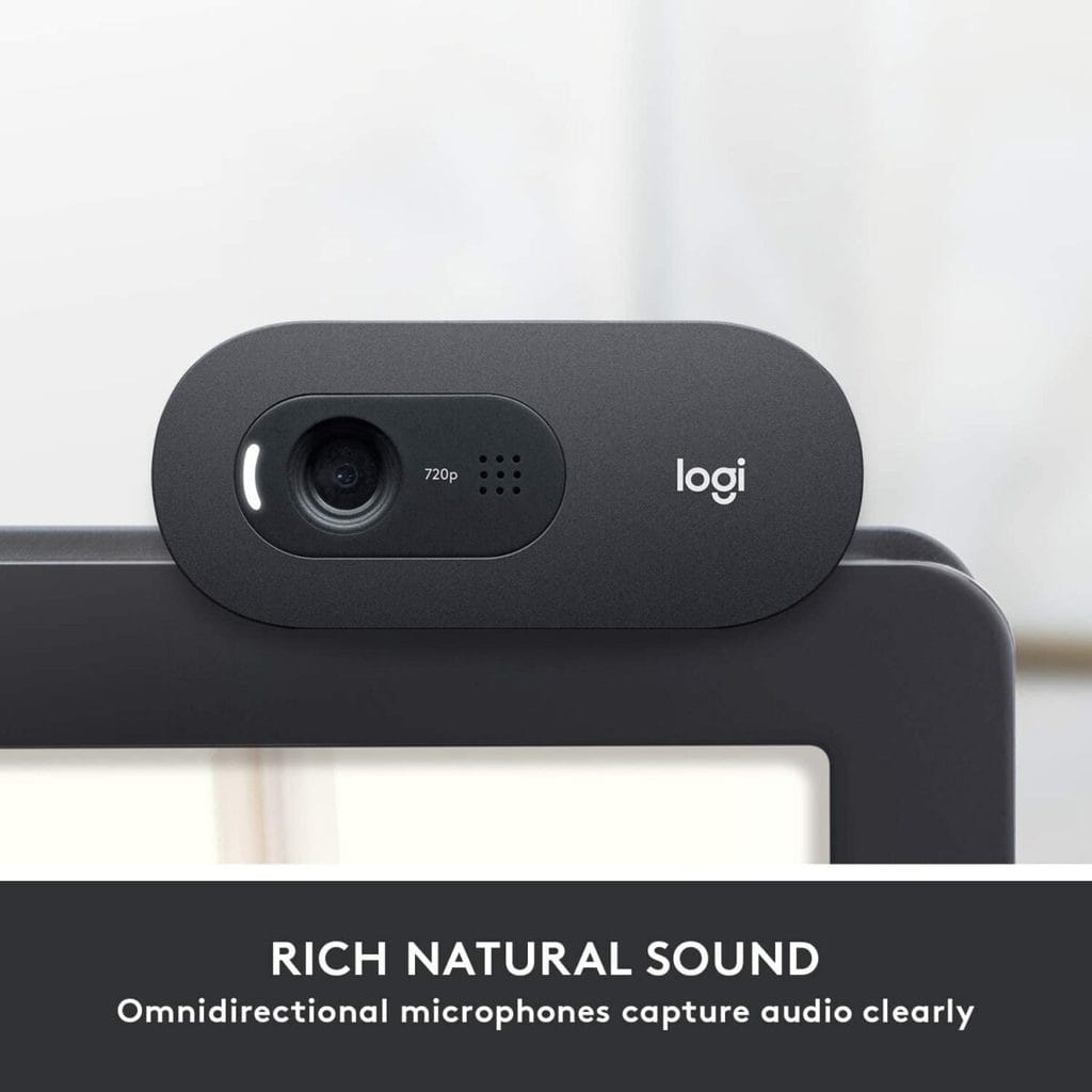 Logitech C505 HD WebCam 720p/30fps Video - Noise Reducing Microphone