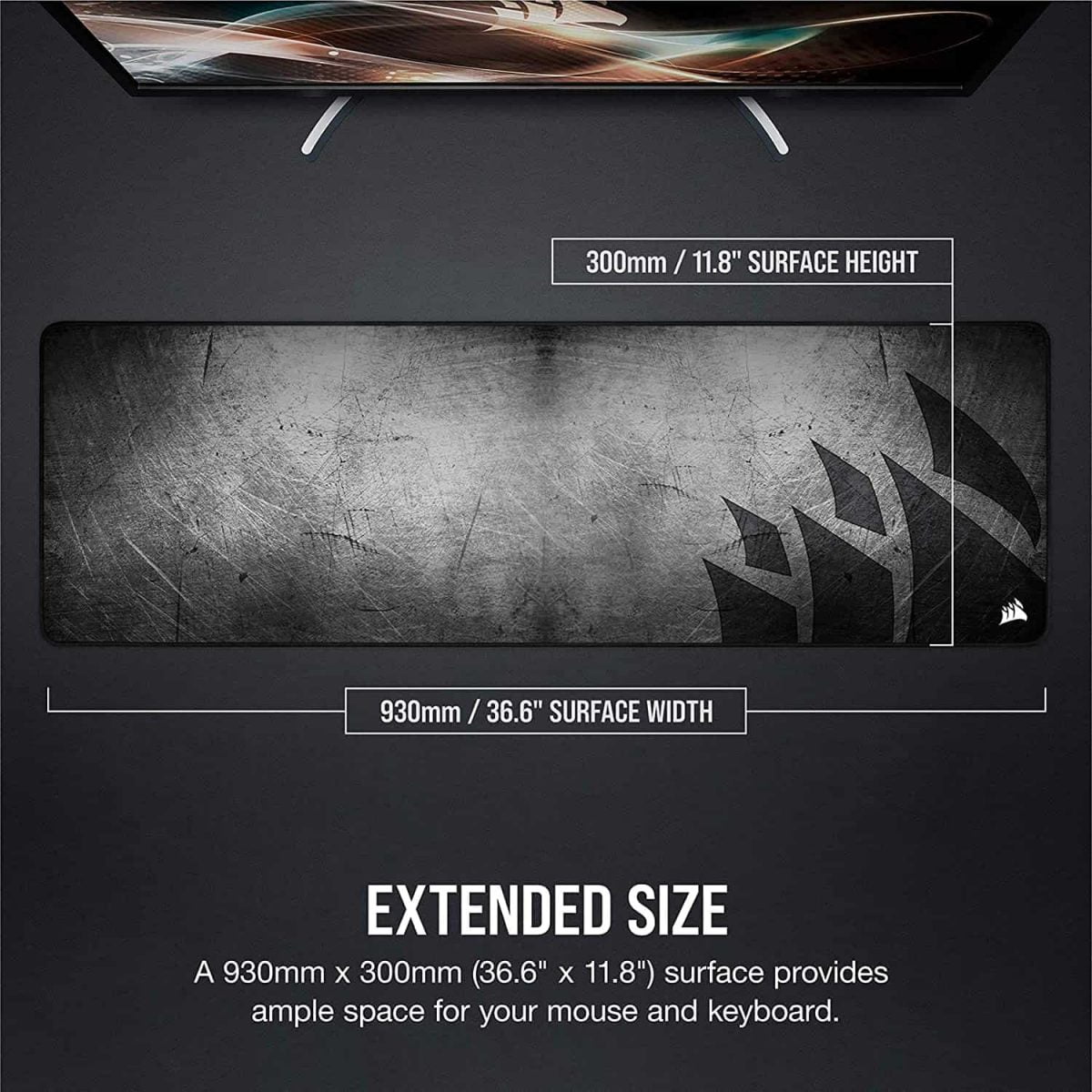 Corsair MM300 PRO Extended Gaming Mouse Pad