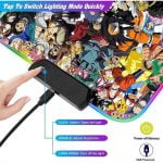 All Anime RGB Mouse Pad 80 X 30 For Keyboard and Mouse