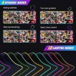 All Anime RGB Mouse Pad 80 X 30 For Keyboard and Mouse