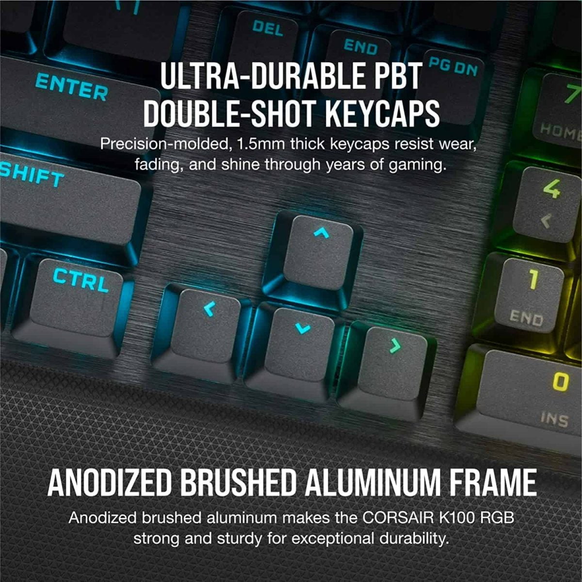 Corsair K100 RGB Optical Mechanical Gaming Keyboard - CORSAIR OPX Switch