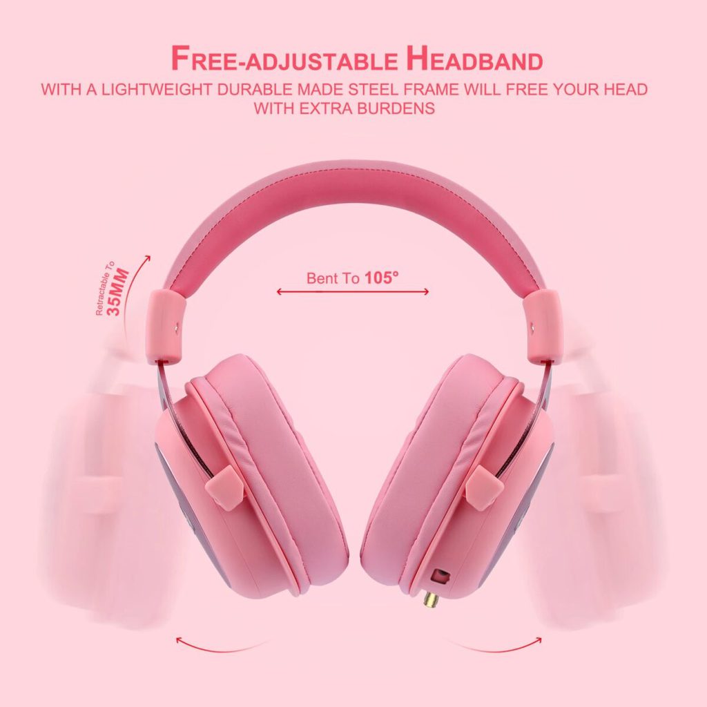 REDRAGON H510 Pink Zeus2 Gaming Headset
