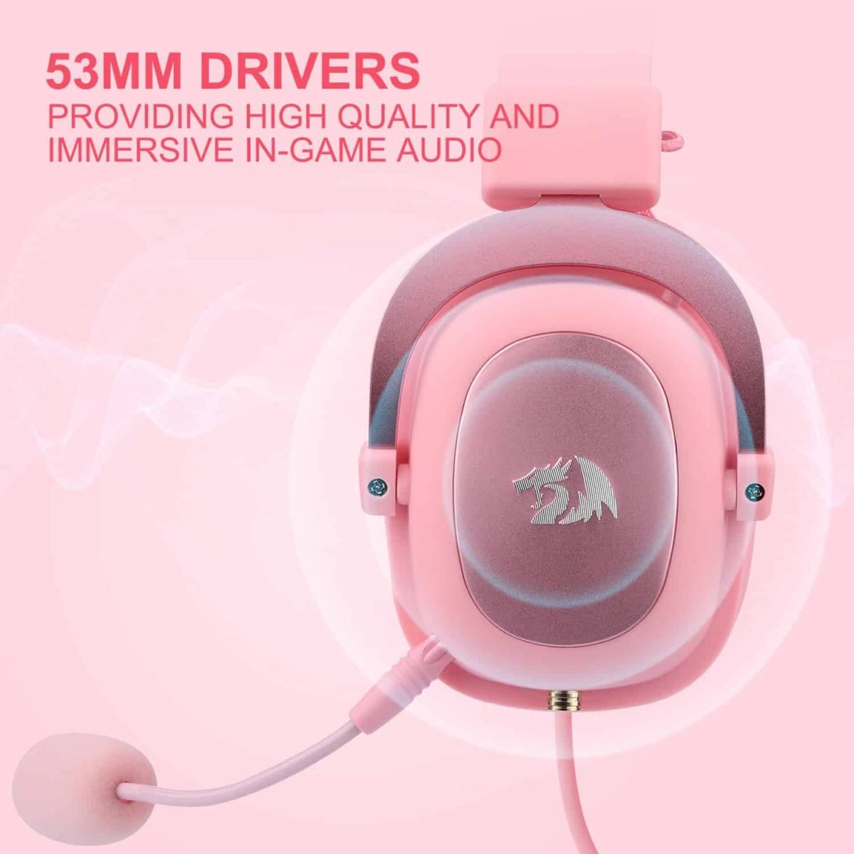 REDRAGON H510 Pink Zeus2 Gaming Headset