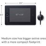 Wacom PTH660 Intuos Pro Digital Graphic Drawing Tablet (Size M)