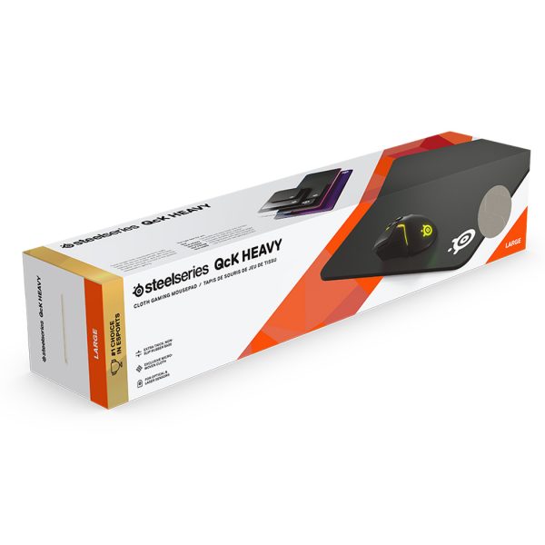 SteelSeries QCK Heavy Gaming Mouse Pad – LARGE 450 x 400 x 6 mm