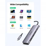 UGREEN USB C Hub 4K 30Hz 6 in 1