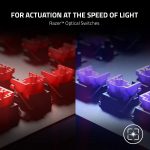 RAZER HUNTSMAN V2 TKL Tenkeyless Gaming Mechanical Keyboard - Optical Clicky Purple Switch