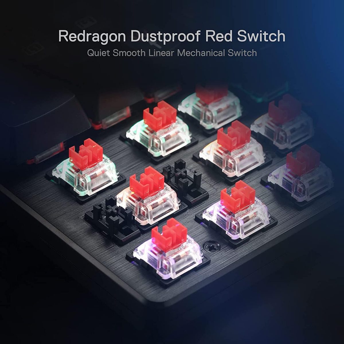 Redragon K608 Valheim Gaming Mechanical Keyboard - Red Switch