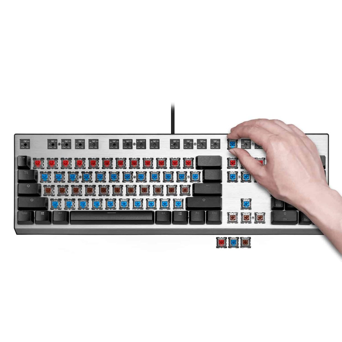 Cooler Master CK351 Mechanical Gaming Keyboard - Optical Blue Switch (Arabic)
