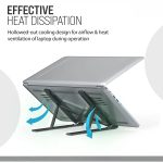 Aluminum Alloy Laptop Stand Up to 15.6 Inch (Black)
