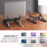 Aluminum Alloy Laptop Stand Up to 15.6 Inch (Black)