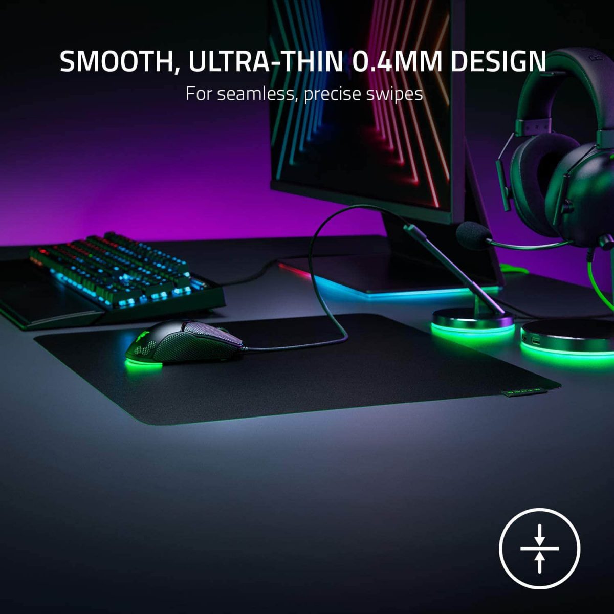 Razer Sphex V3 Hard Gaming Mouse Pad - LARGE 450 x 400 x 0.4 MM