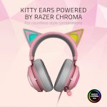 Razer Kraken Kitty Ears Headset with Chroma - 7.1 Surround (Quartz)