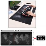 World Map Gaming Mouse Pad - Extended Size 90 x 40 CM