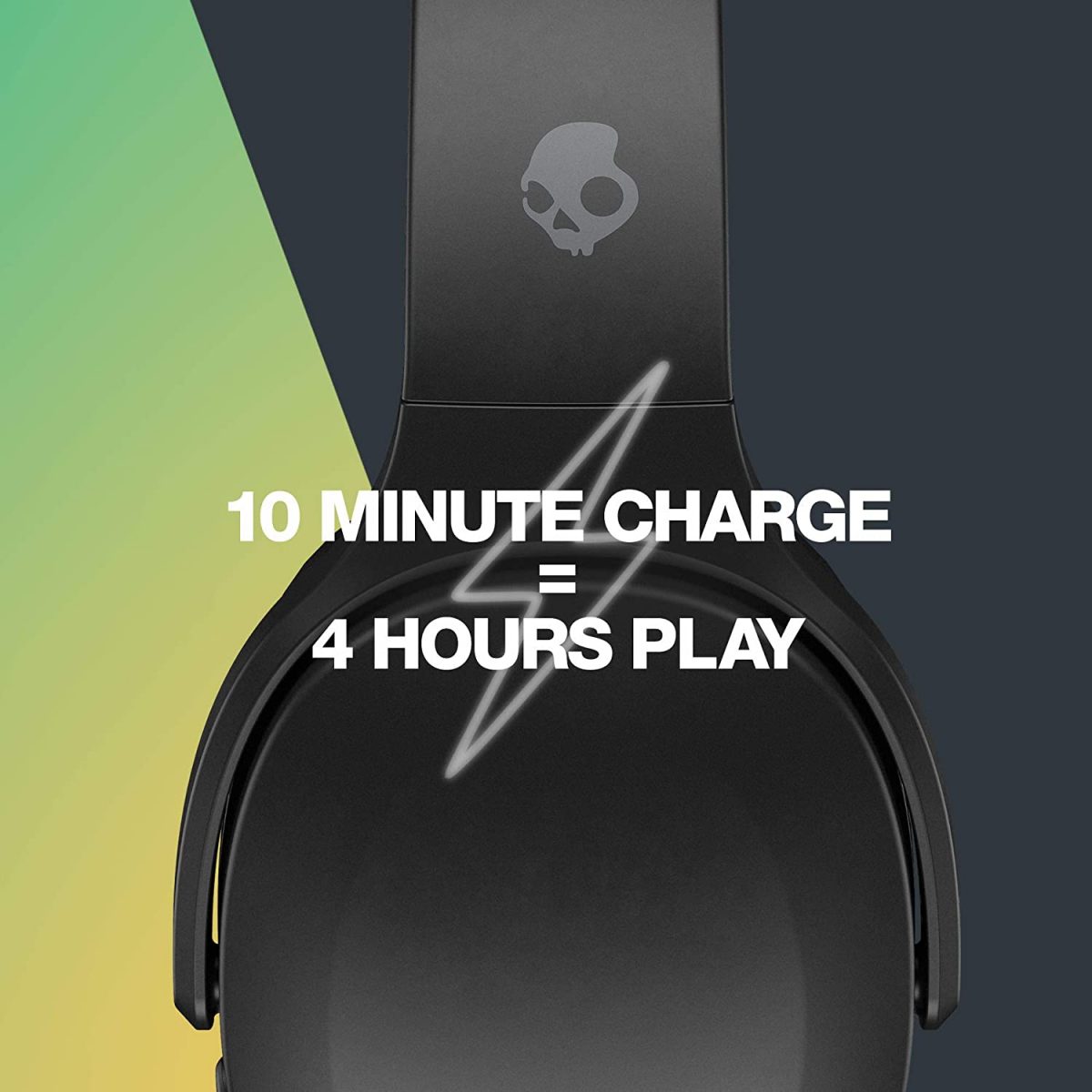 Skullcandy Crusher EVO Wireless Bluetooth Headphones (True Black)