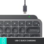 Logitech MX Keys Mini - Wireless Illuminated Keyboard (Graphite)