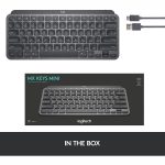 Logitech MX Keys Mini - Wireless Illuminated Keyboard (Graphite)
