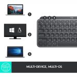 Logitech MX Keys Mini - Wireless Illuminated Keyboard (Graphite)