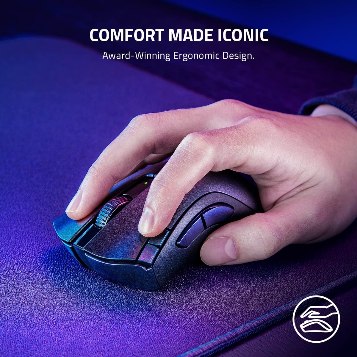 Razer DeathAdder V2 X Hyperspeed Gaming Mouse - 14K DPI Optical Sensor