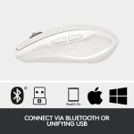 Logitech MX ANYWHERE 2S Compact Wireless Mouse (Light Grey)