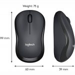 Logitech M220 SILENT WIRELESS MOUSE (Black)