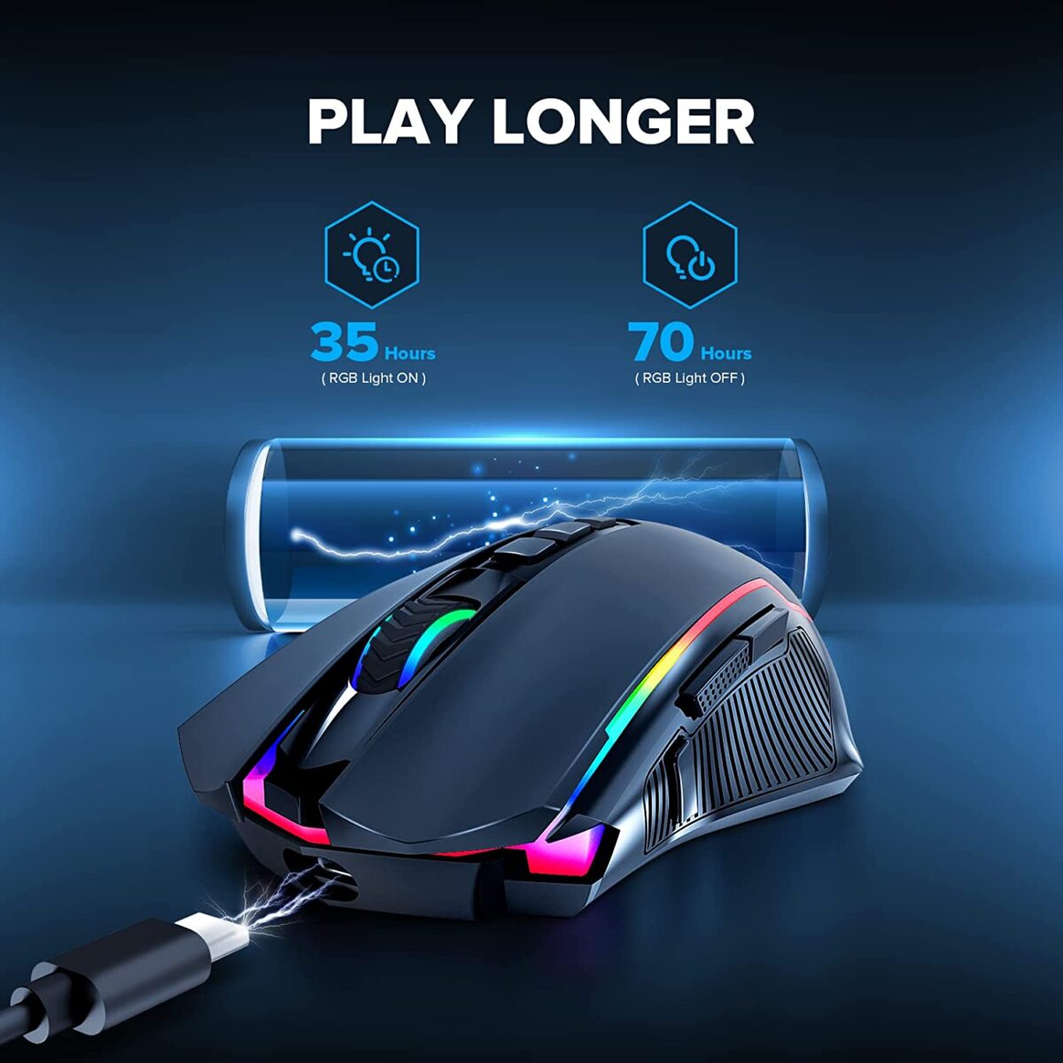 Redragon M910-KS RANGER LITE RGB Wireless Gaming Mouse