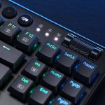 REDRAGON K621 Horus TKL RGB Gaming Wireless Mechanical Keyboard - Low Profile Red Switches (Black)