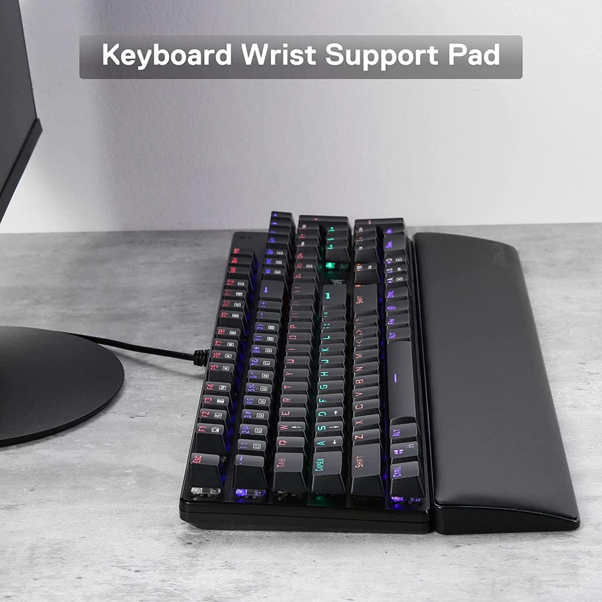 REDRAGON P037 Meteor L Keyboard Memory Foam Wrist Rest Pad (Full Size)