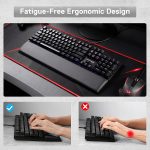 REDRAGON P037 Meteor L Keyboard Memory Foam Wrist Rest Pad (Full Size)