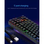 REDRAGON K552 KUMARA PRO RGB Wireless Gaming Mechanical Keyboard - Blue Switches (Black)