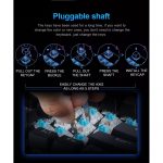 REDRAGON K552 KUMARA PRO RGB Wireless Gaming Mechanical Keyboard - Blue Switches (Black)