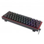 REDRAGON K617 Fizz RGB 60% Gaming Mechanical Keyboard - Red Switches (Black)