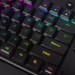REDRAGON K618 PRO Horus RGB Gaming Wireless Mechanical Keyboard - Low Profile Red Switches WinMac (Black)