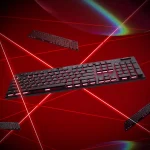 REDRAGON K618 PRO Horus RGB Gaming Wireless Mechanical Keyboard - Low Profile Red Switches WinMac (Black)
