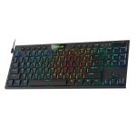 REDRAGON K622 Horus TKL RGB Gaming Mechanical Keyboard - Low Profile Red Switches (Black)