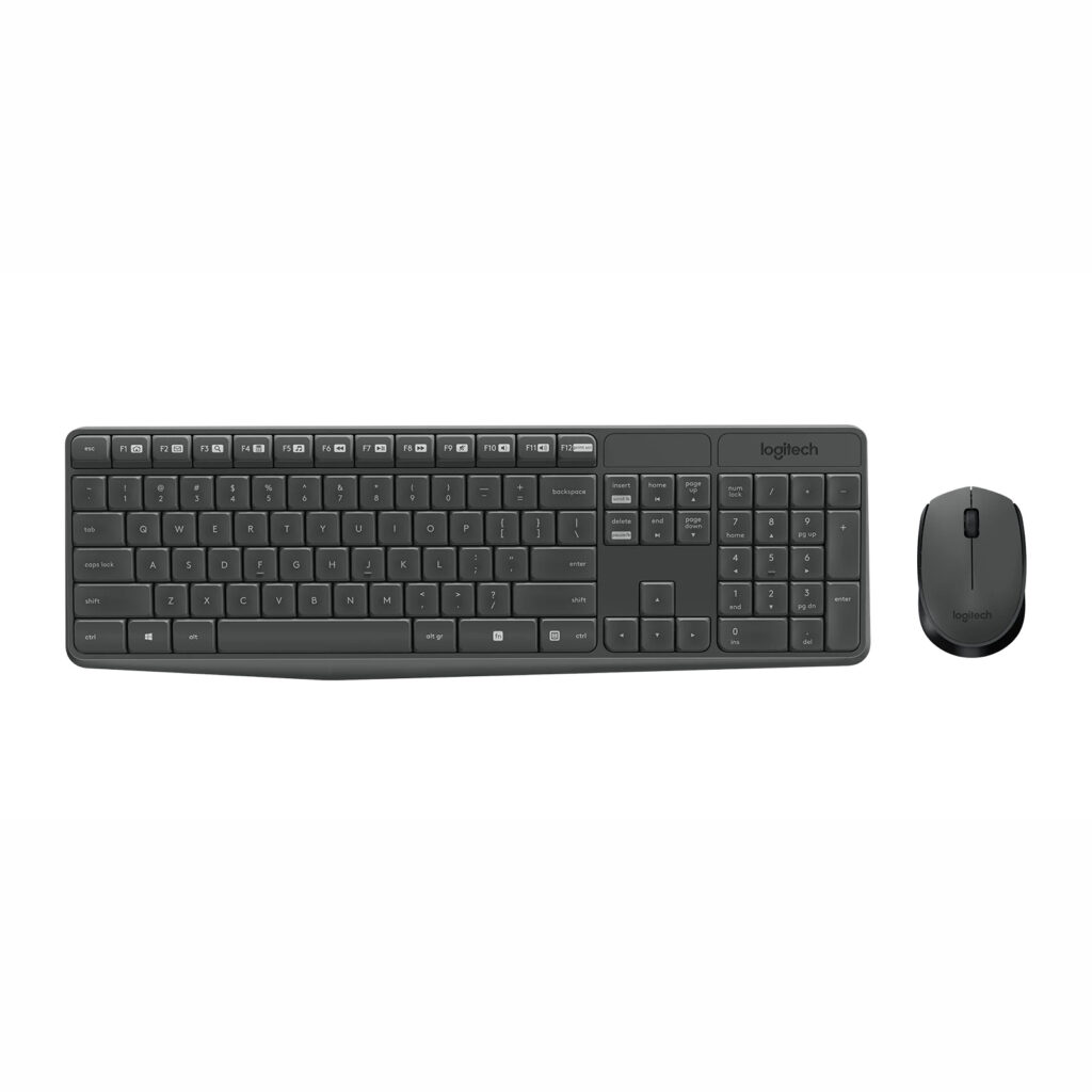 LOGITECH MK235 WIRELESS KEYBOARD AND MOUSE COMBO (Arabic)