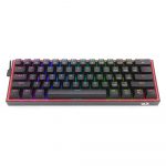 REDRAGON K617 Fizz RGB 60% Gaming Mechanical Keyboard - Red Switches (Black)