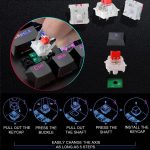 REDRAGON K617 Fizz RGB 60% Gaming Mechanical Keyboard - Red Switches (Black)