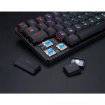 REDRAGON K623 ASHE RGB 78% Gaming Mechanical Keyboard - Low Profile Blue Switches (Black)