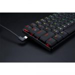 REDRAGON K623 ASHE RGB 78% Gaming Mechanical Keyboard - Low Profile Blue Switches (Black)
