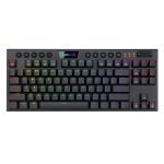 REDRAGON K622 Horus TKL RGB Gaming Mechanical Keyboard - Low Profile Red Switches (Black)