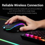 Redragon M602-KS GRIFFIN RGB Wireless Gaming Mouse - 8,000 DPI (Black)